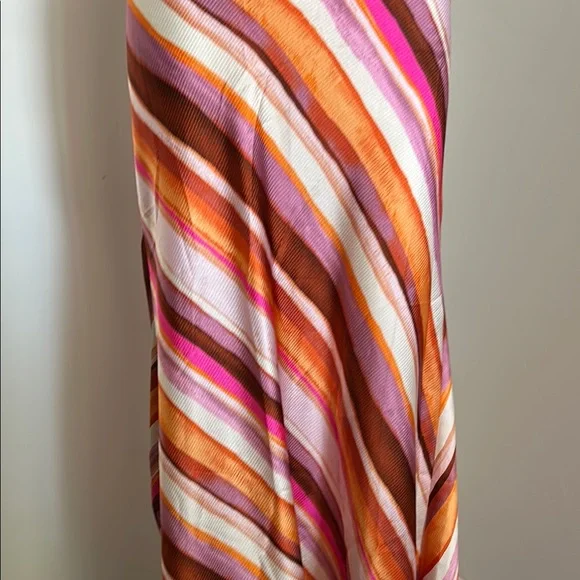Forever21, Women’s Size L Striped Multicolor Maxi Top and Skirt Set - Picture 5 of 14